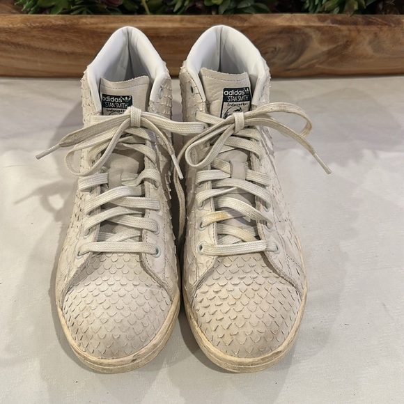 Adidas Stan Smith Mid‎ Snakeskin women’s  Athletic Shoes BB4862 Size 10 - Picture 2 of 6
